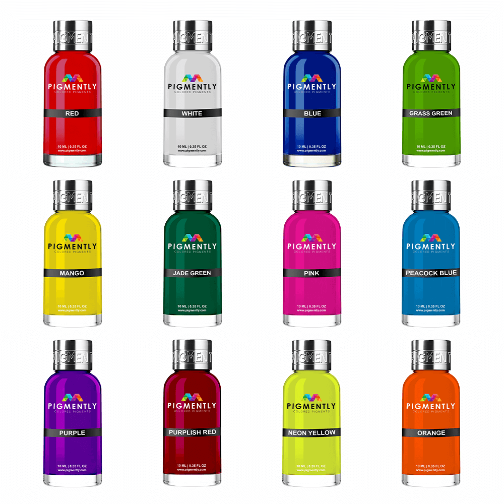 12 Liquid Dye Bundle 10 ML Bottles