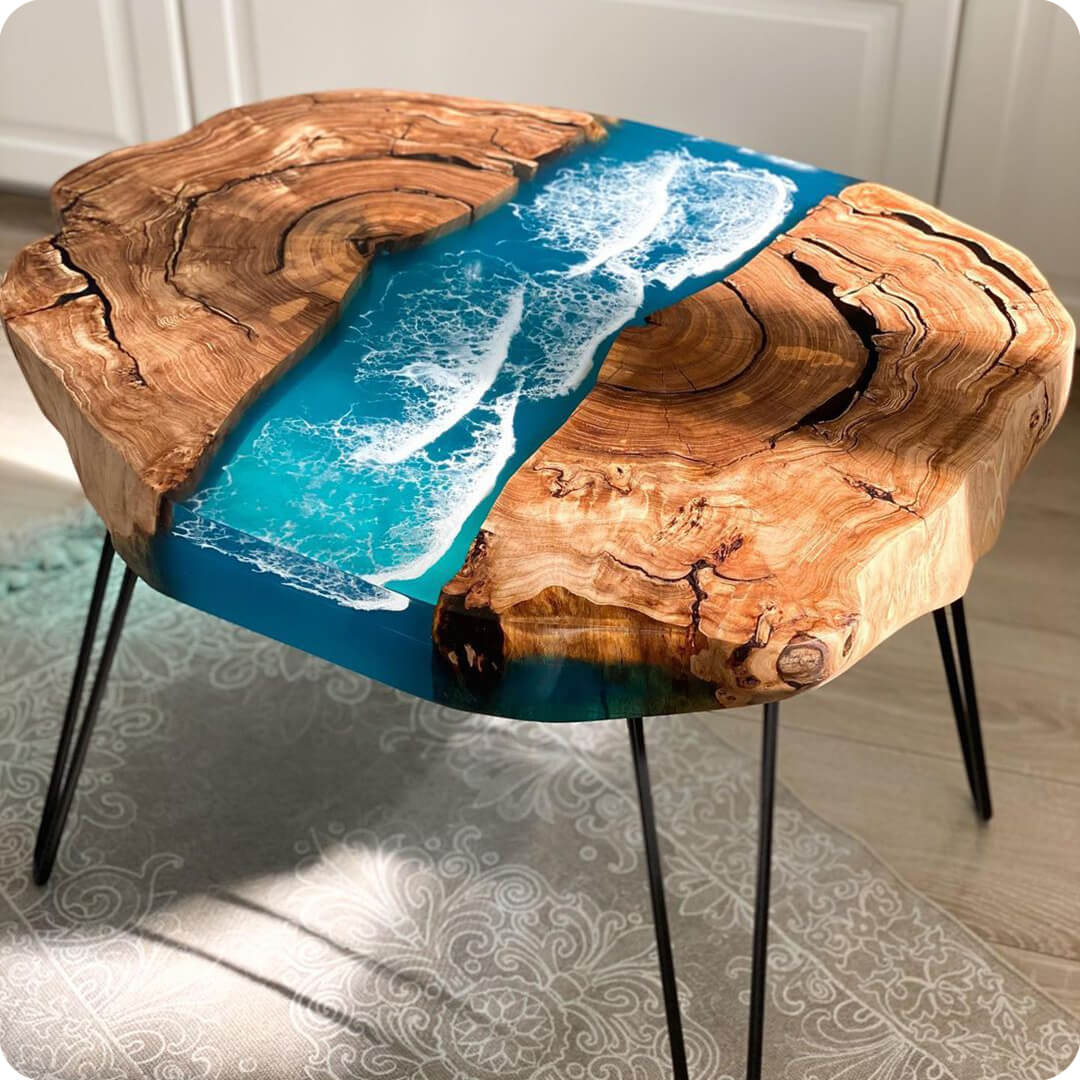 deep pour table