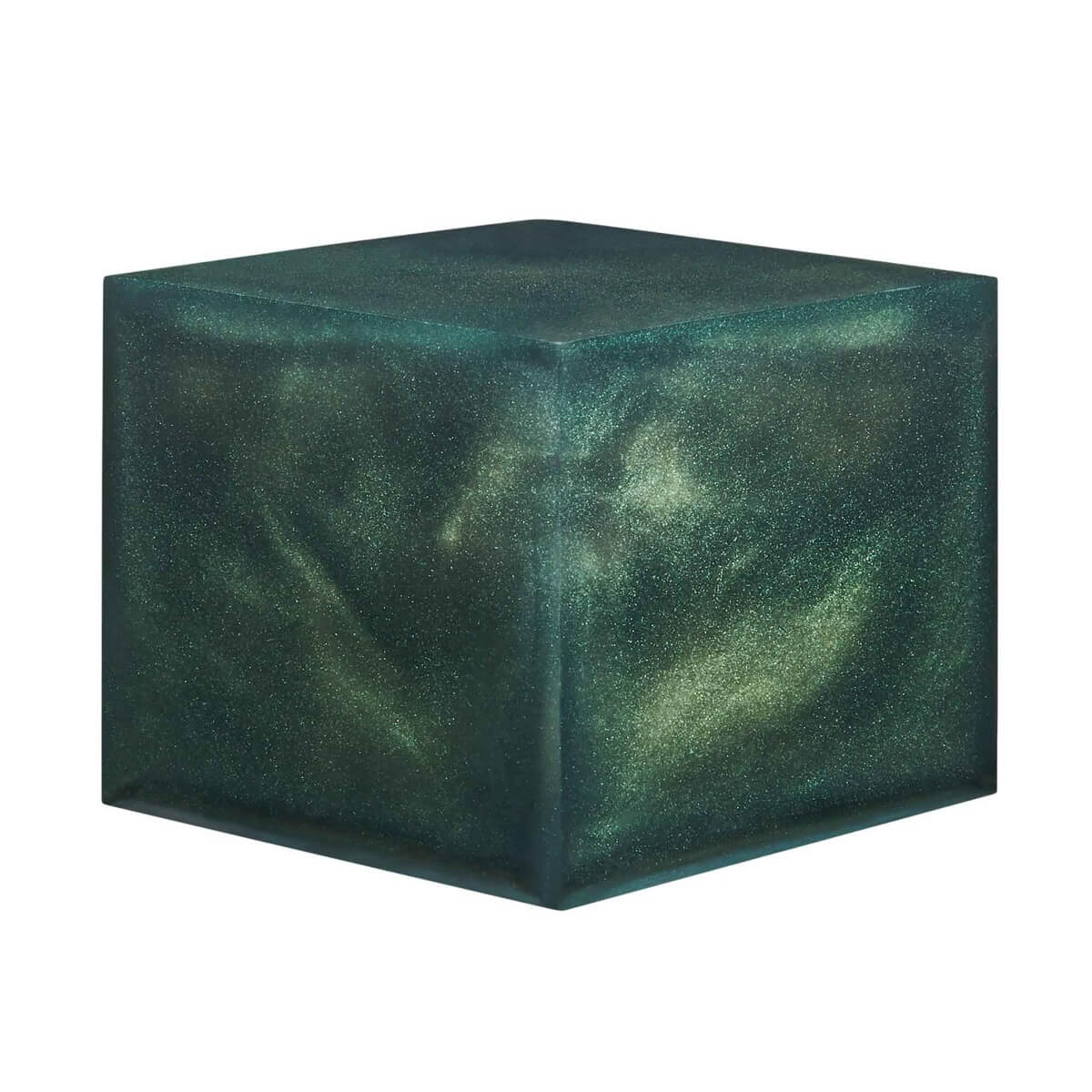 Pine-Green-Epoxy-Cube
