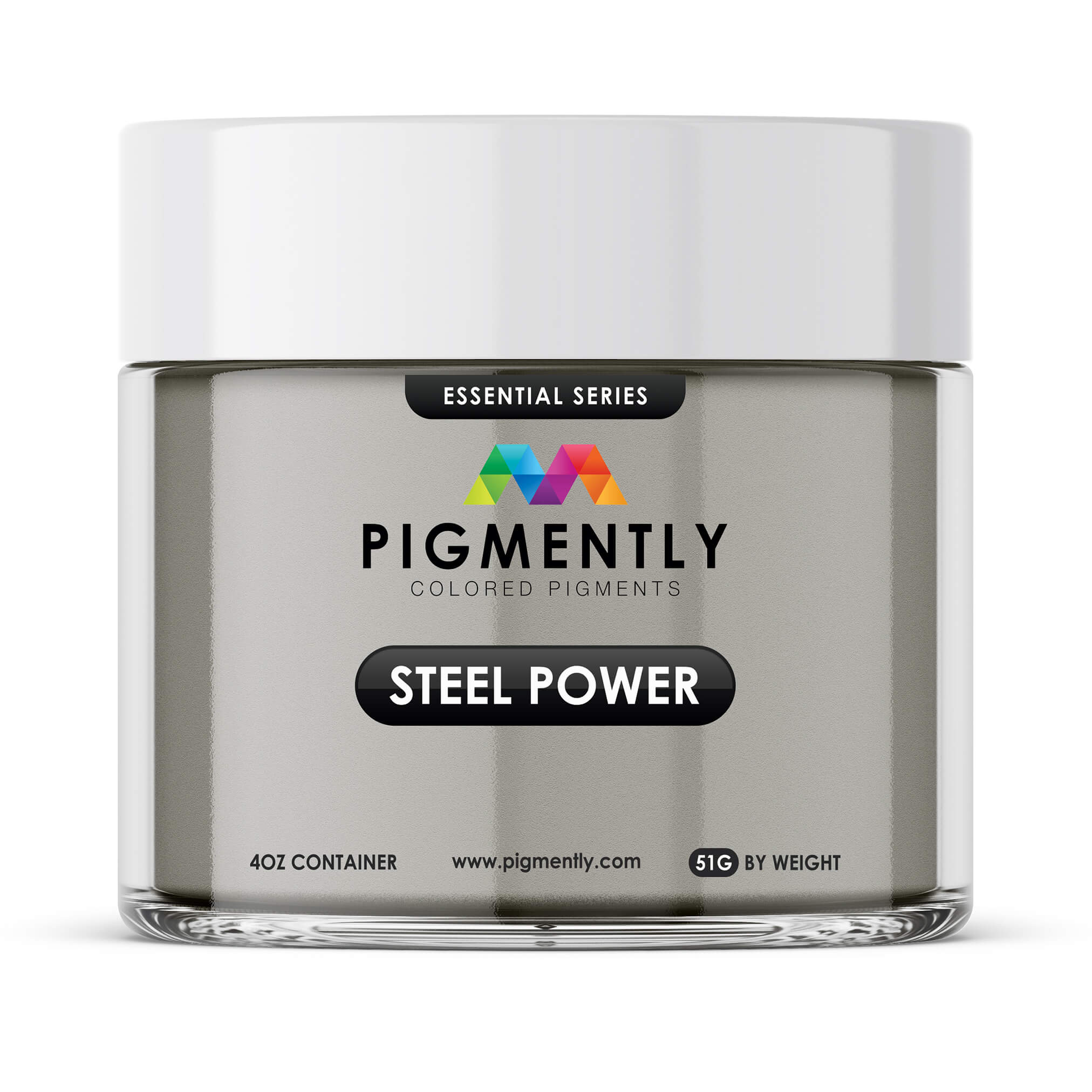 Steel Power Gray Epoxy Color Powder by Pigmently