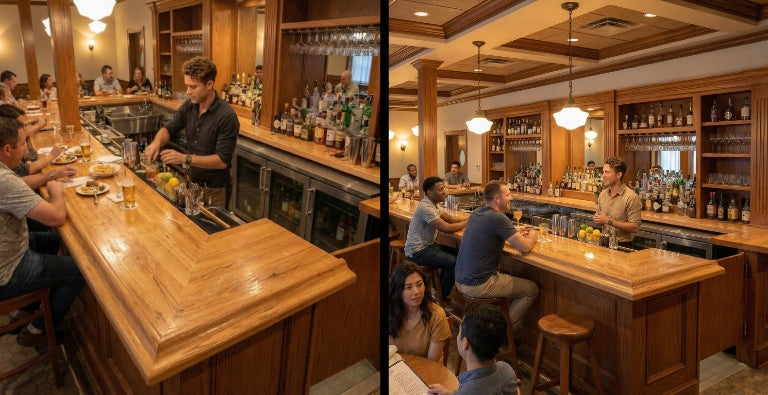 Before & After: 8 Restaurant Bar Epoxy Glow-Ups