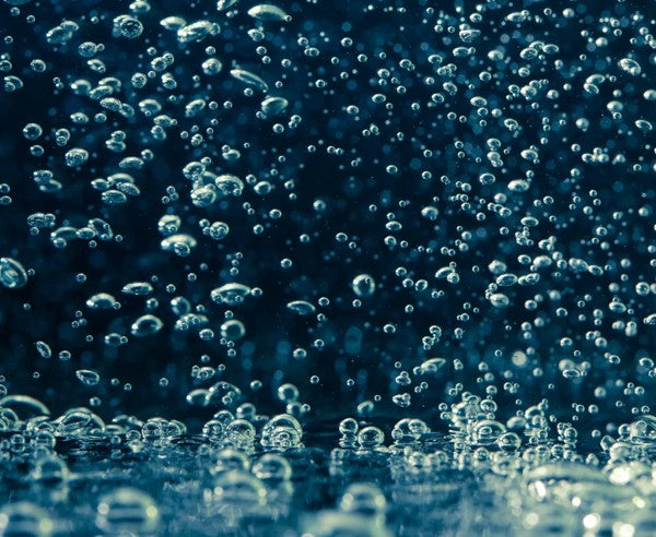 An image of air bubbles