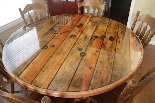A clean epoxy table.