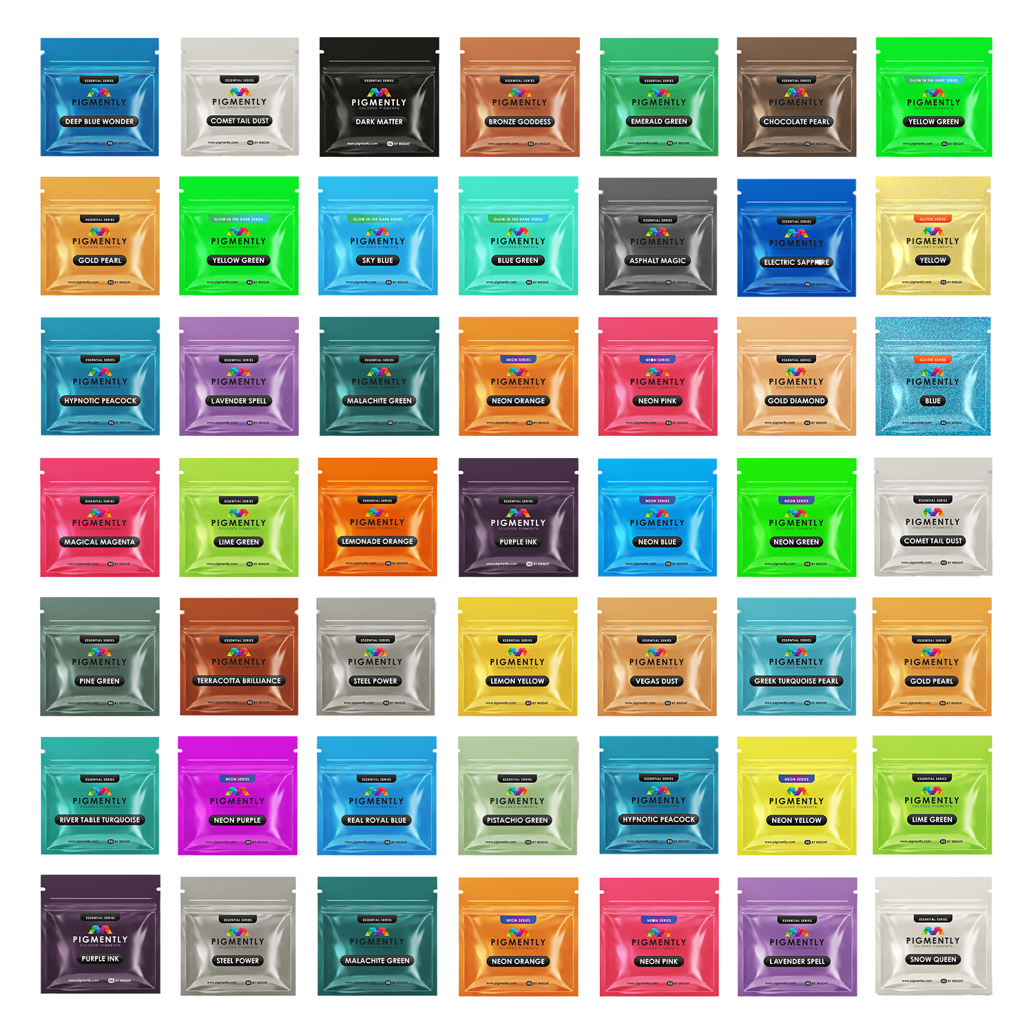 51 Pack Epoxy Powder Pigment