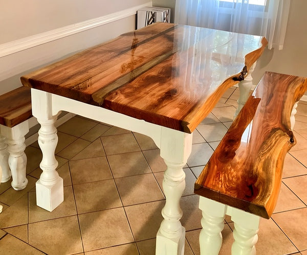 Epoxy Live Edge Table