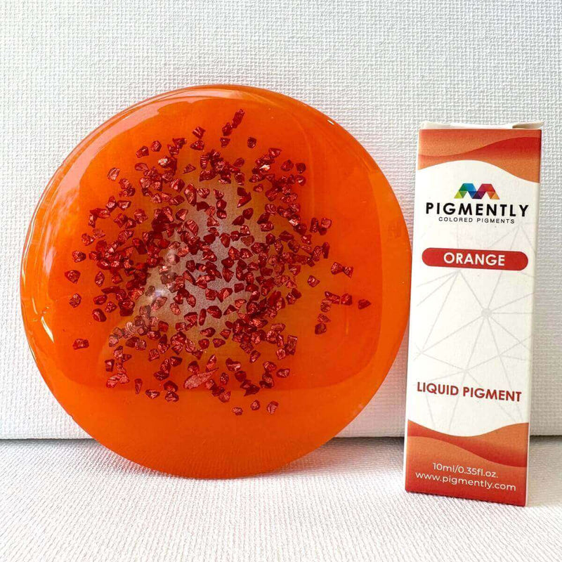 Flo Orange Liquid Epoxy Dye 1oz - Worktop Resin
