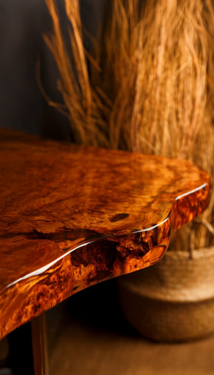 Live edge wood epoxy