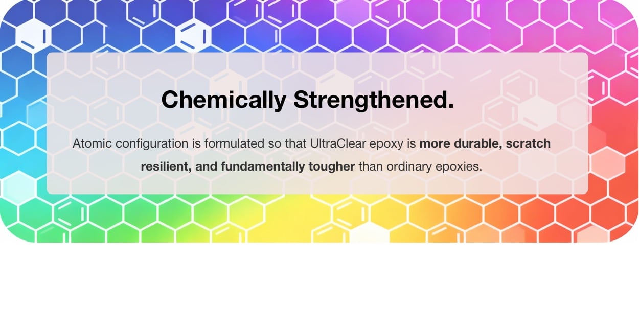 Chemically strengthened epoxy