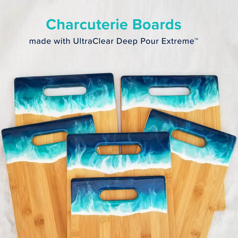 Charcuterie Board Epoxy Colors