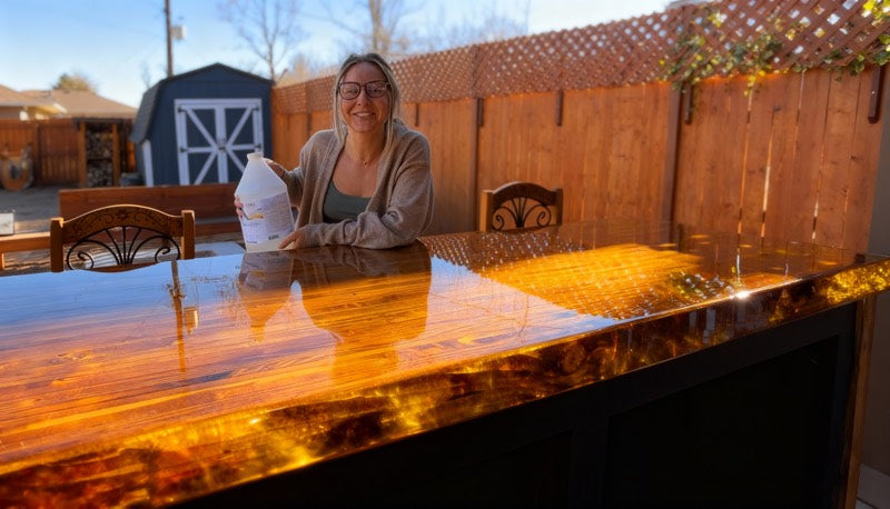 Derek & Kristen (Bar & Table Top Epoxy )
