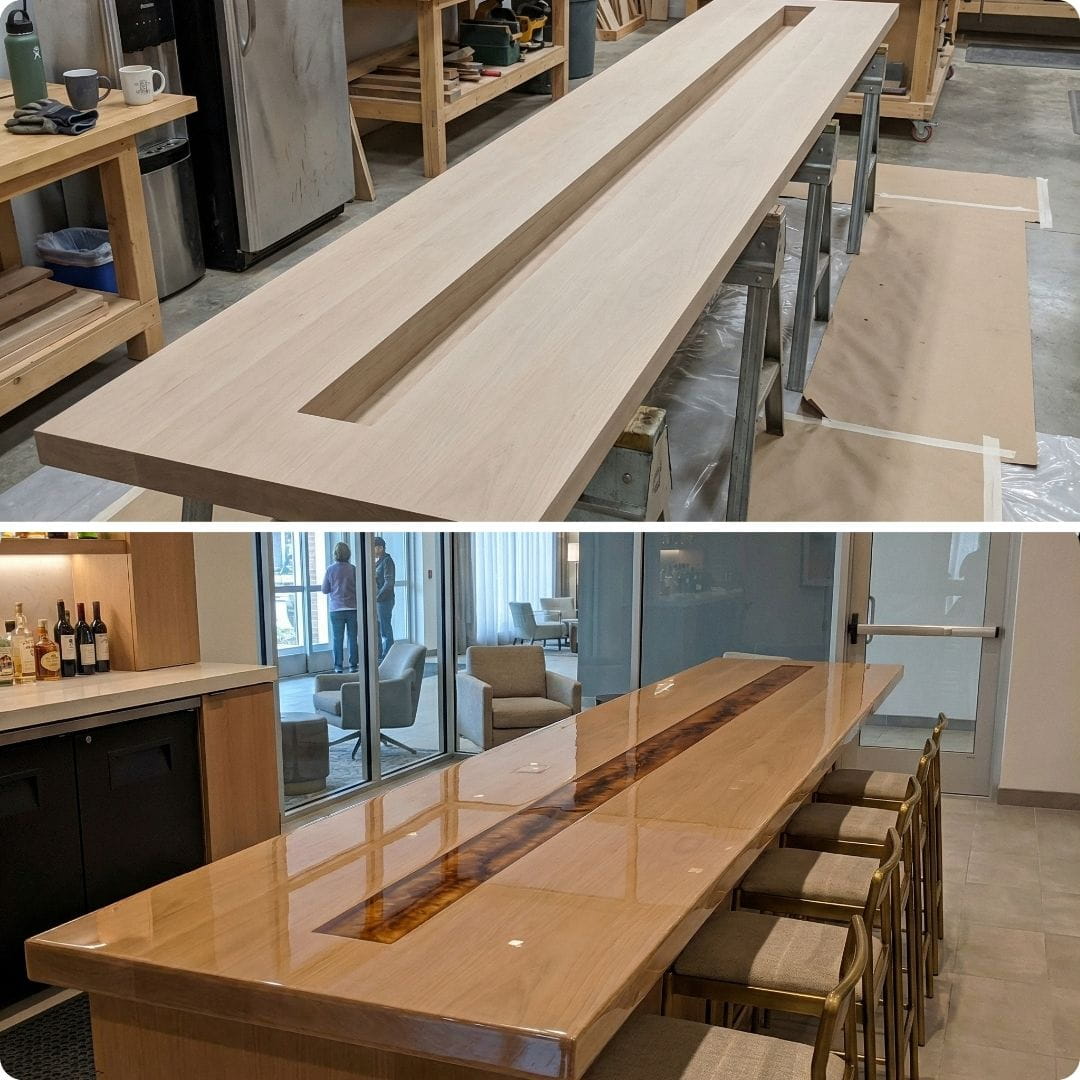 Epoxy Deep Pour Countertop