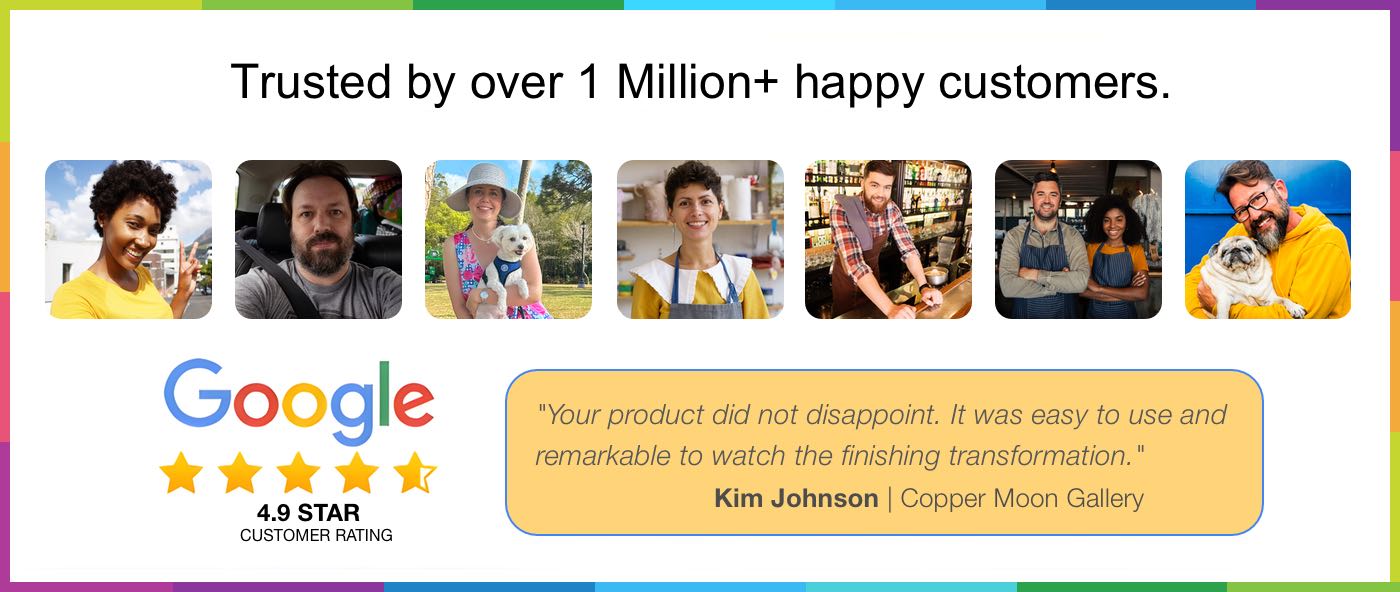 Trusted by over 1 Million+ happy customers