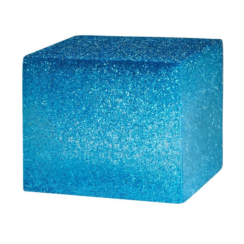 Glitter-Blue-Epoxy-Cube