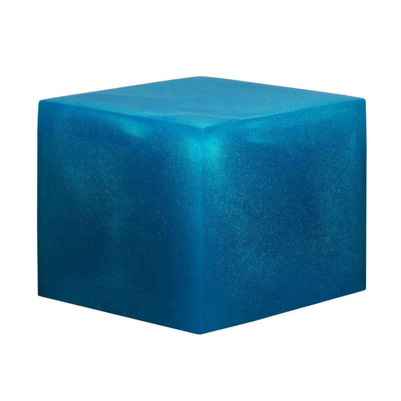 Hypnotic-Peacock-Epoxy-Cube