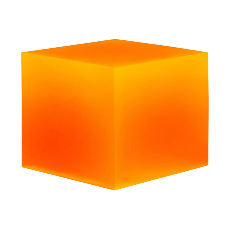 Neon-Orange-Epoxy-Cube