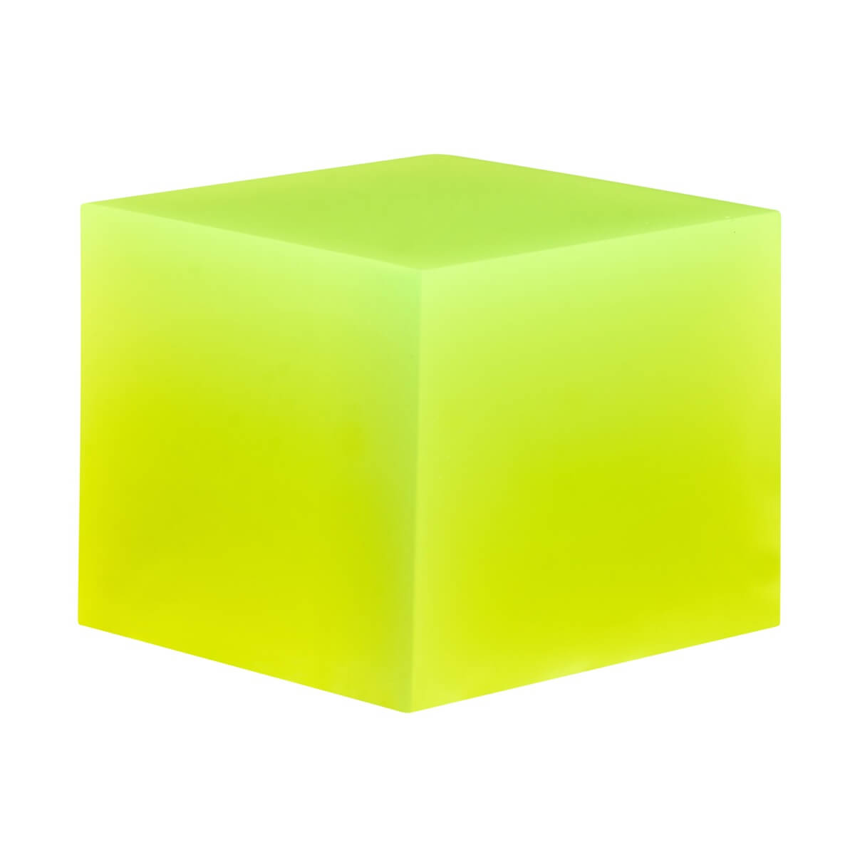 Neon-Yellow-Epoxy-Cube