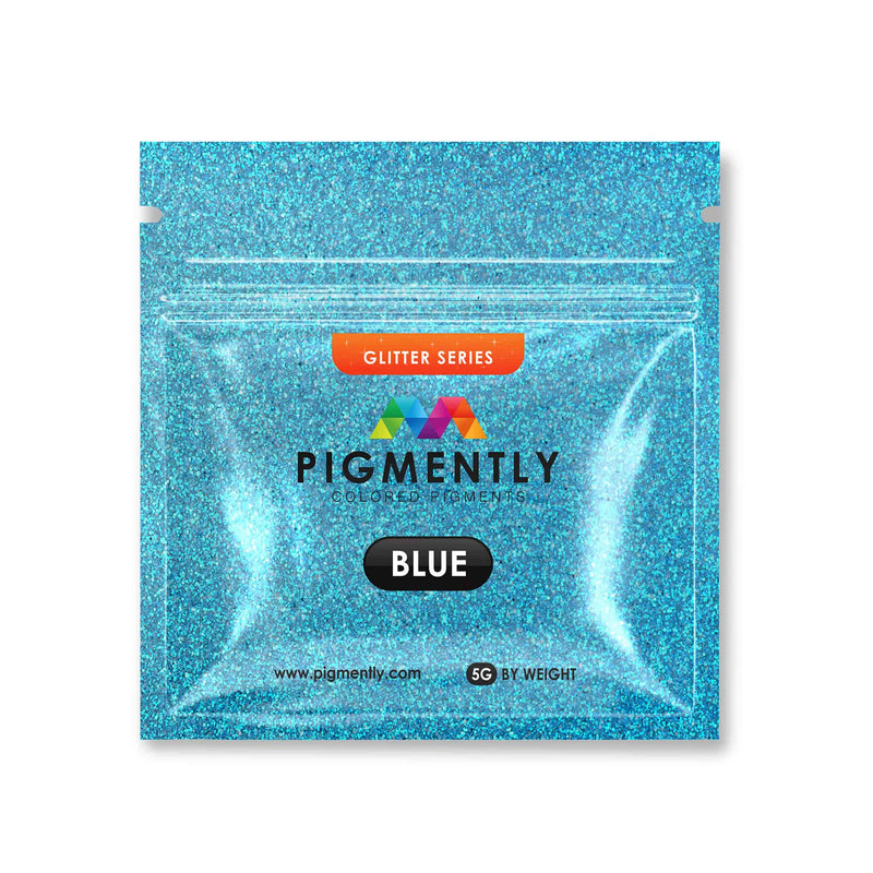 Glitter Blue Mica Powder Epoxy