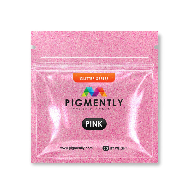 Glitter Pink Mica Powder Epoxy