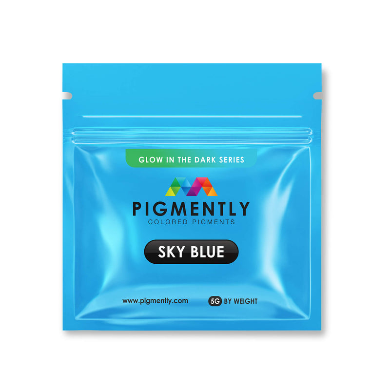 Glow Sky Blue Mica Powder Epoxy