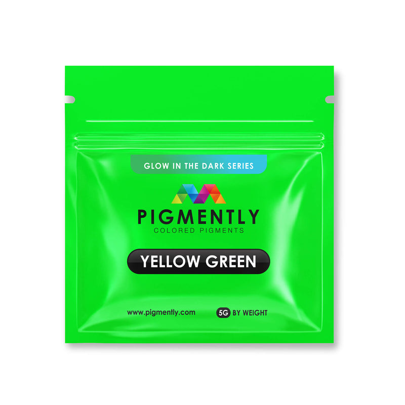 Glow Yellow Green Mica Powder Epoxy