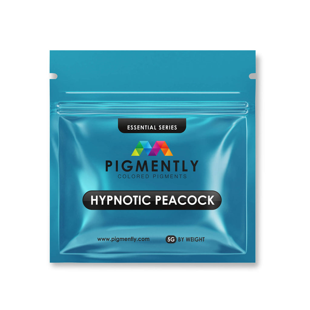 Hypnotic Peacock Blue Epoxy Color Powder by Pigmently