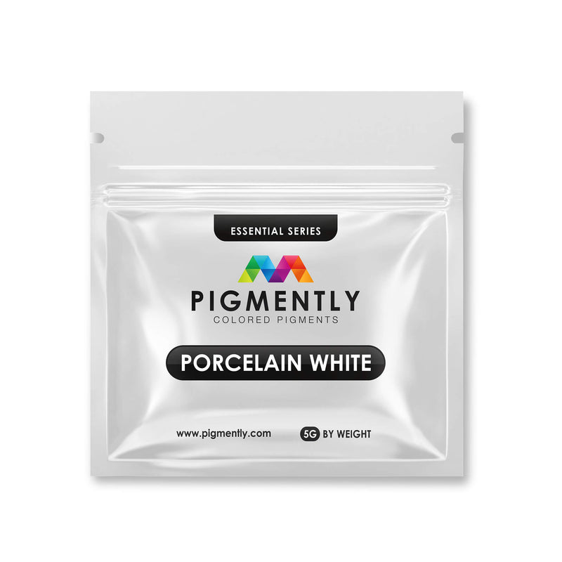 Pigmently Mica Powder Porcelain White 51g Epoxy Color Pigment