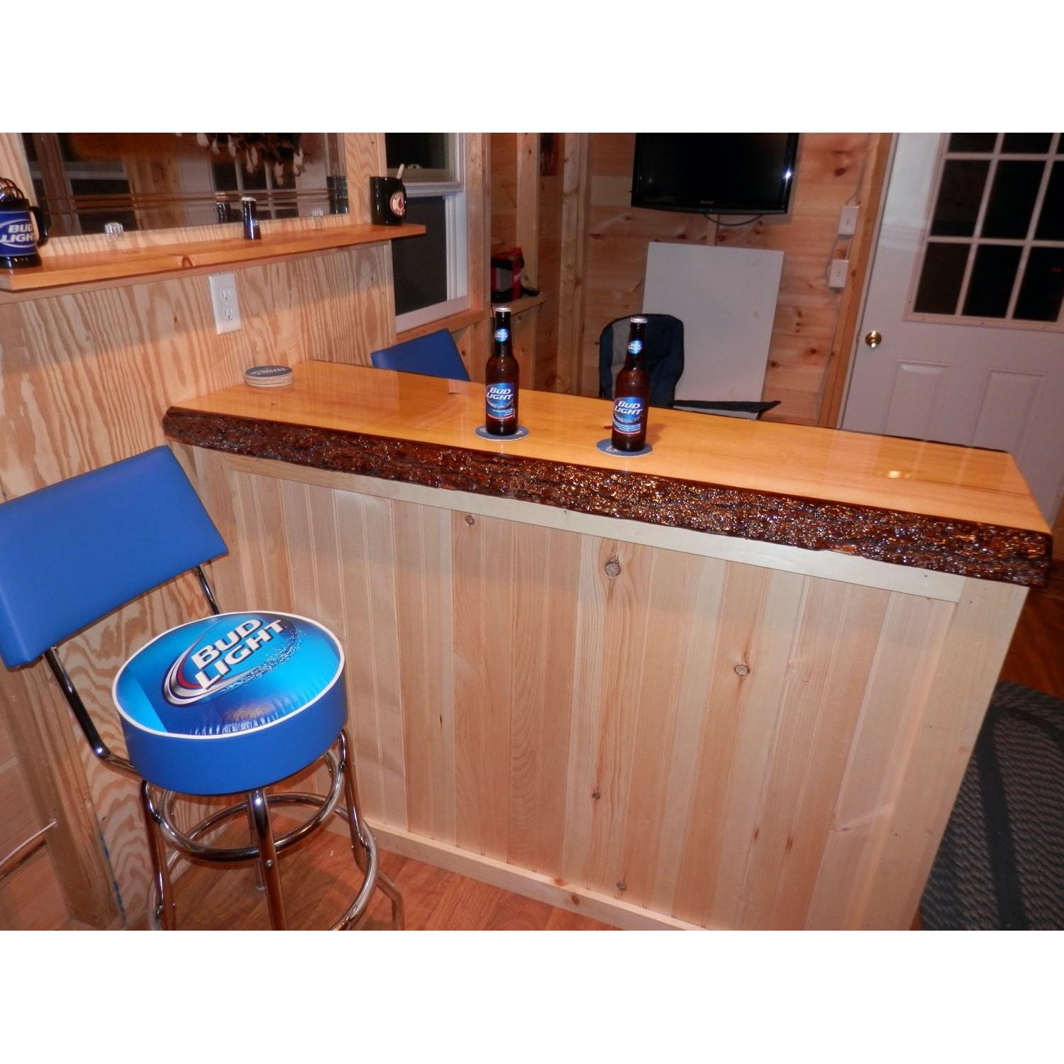 Epoxy Live Edge Bar