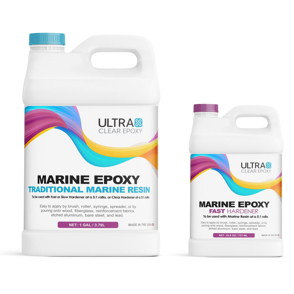 Fusion Epoxy | Epoxy Uno Paste Epoxy | Marine | 100 gr., Blue