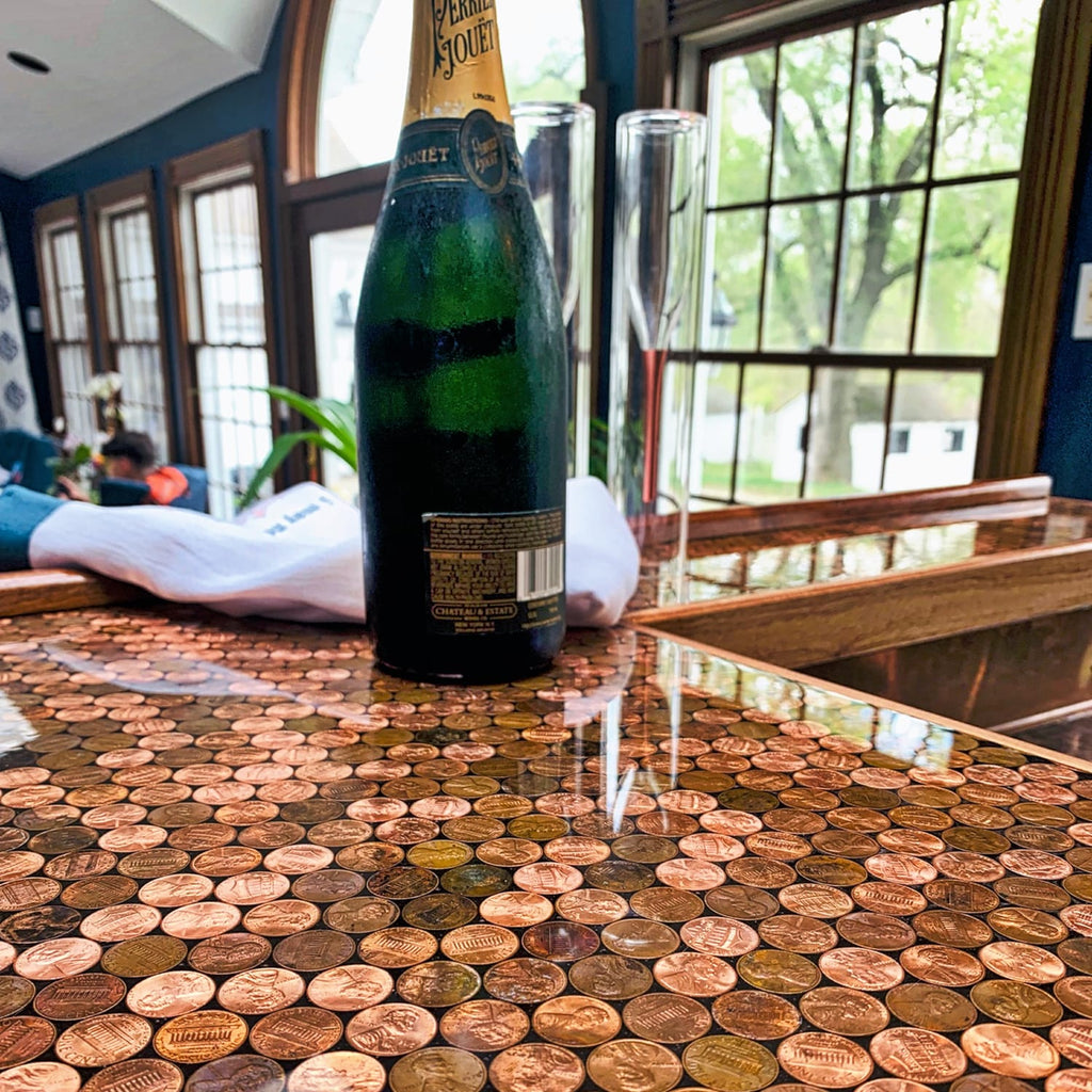 Make a Bartop or Countertop with Cork & Epoxy – The Handy Homemaker